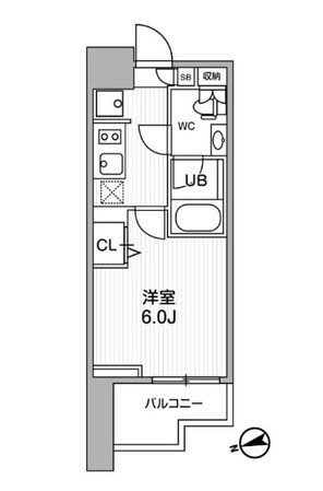 オルタナ南大井(ALTERNA南大井)の物件間取画像